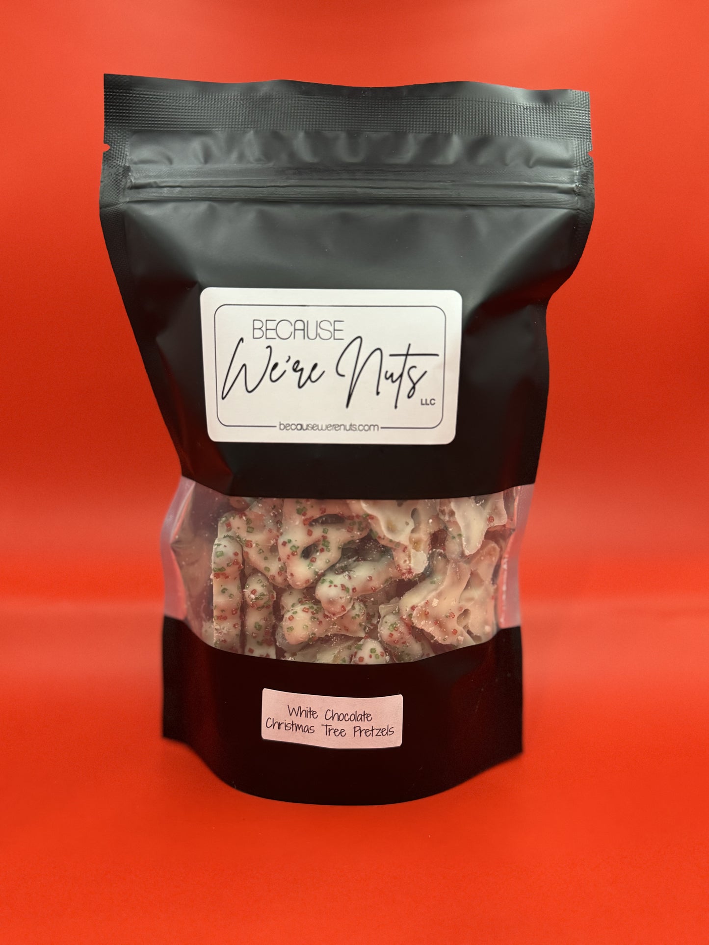 White Chocolate Christmas Tree Pretzels